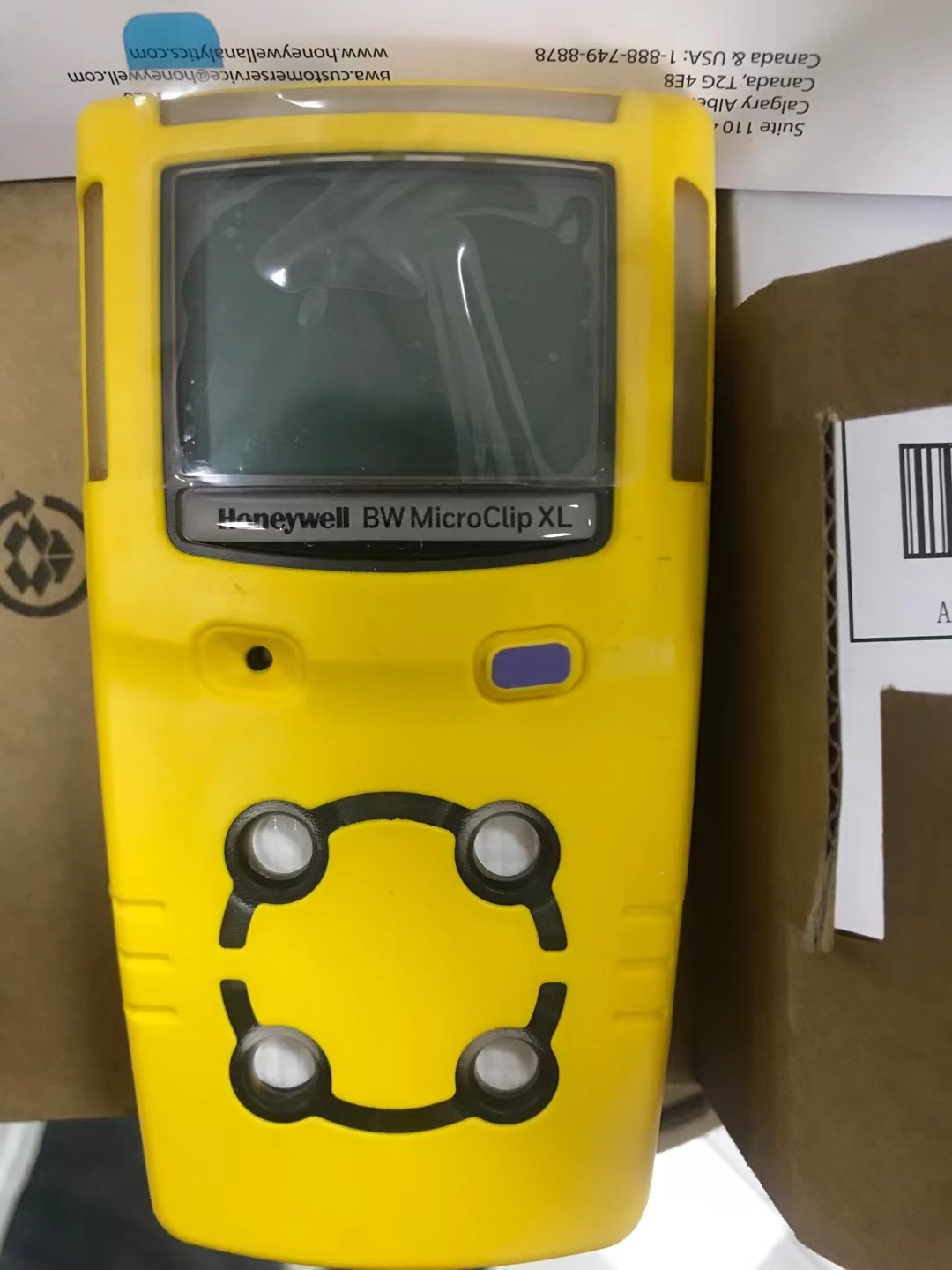 我司與客戶成交一批便攜式氣體報警器